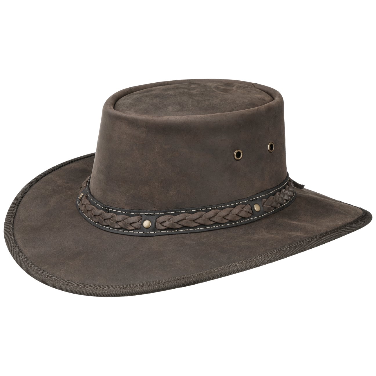Squashy Bronco Leather Hat by BARMAH - JJ Hat Center ®