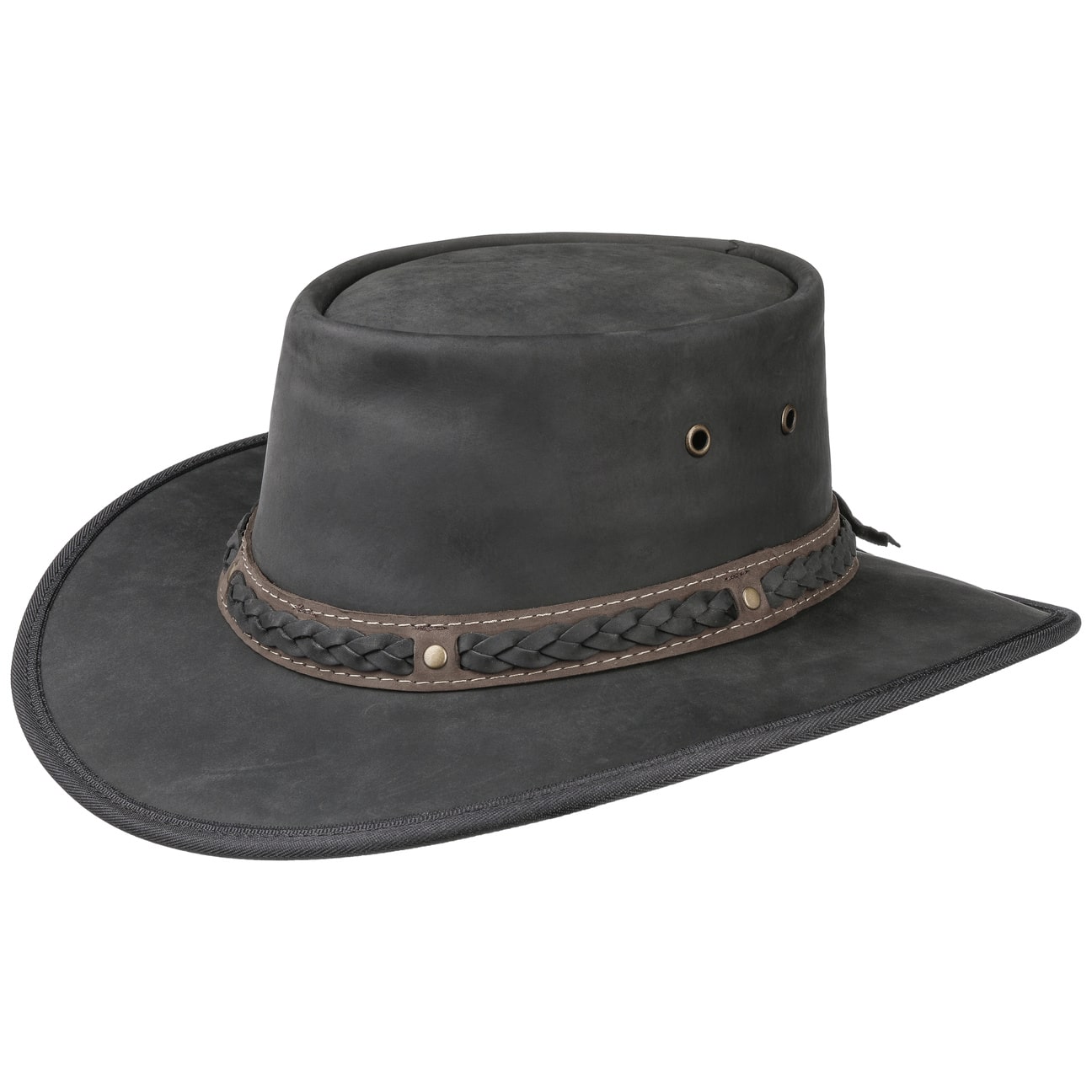 Squashy Bronco Leather Hat by BARMAH - JJ Hat Center ®