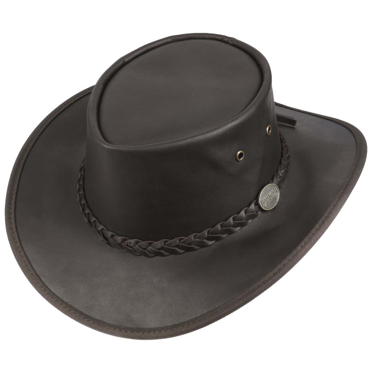 Squashy Outback Leather Hat by BARMAH - JJ Hat Center ®