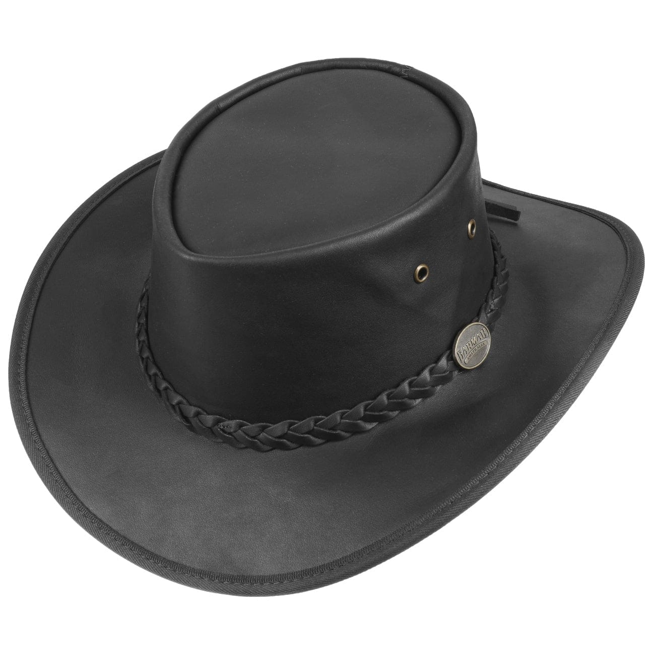 Squashy Outback Leather Hat by BARMAH - JJ Hat Center ®
