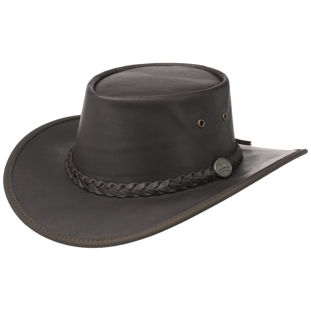 Squashy Outback Leather Hat by BARMAH - JJ Hat Center ®