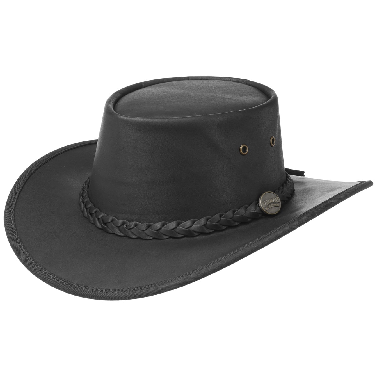 Squashy Outback Leather Hat by BARMAH - JJ Hat Center ®