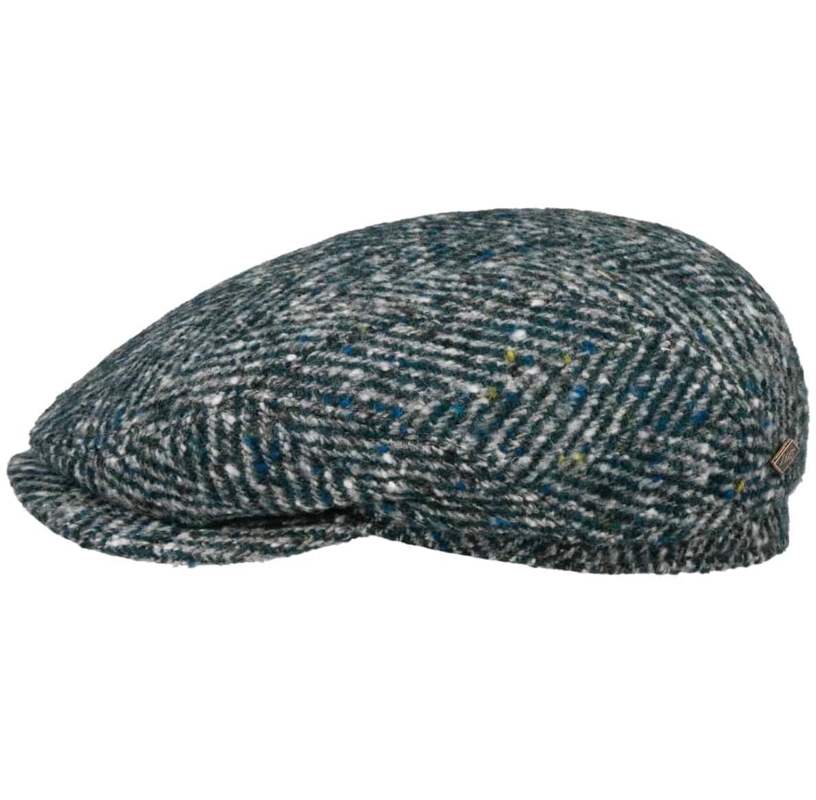Driver Cap Herringbone Virgin Wool - JJ Hat Center ®