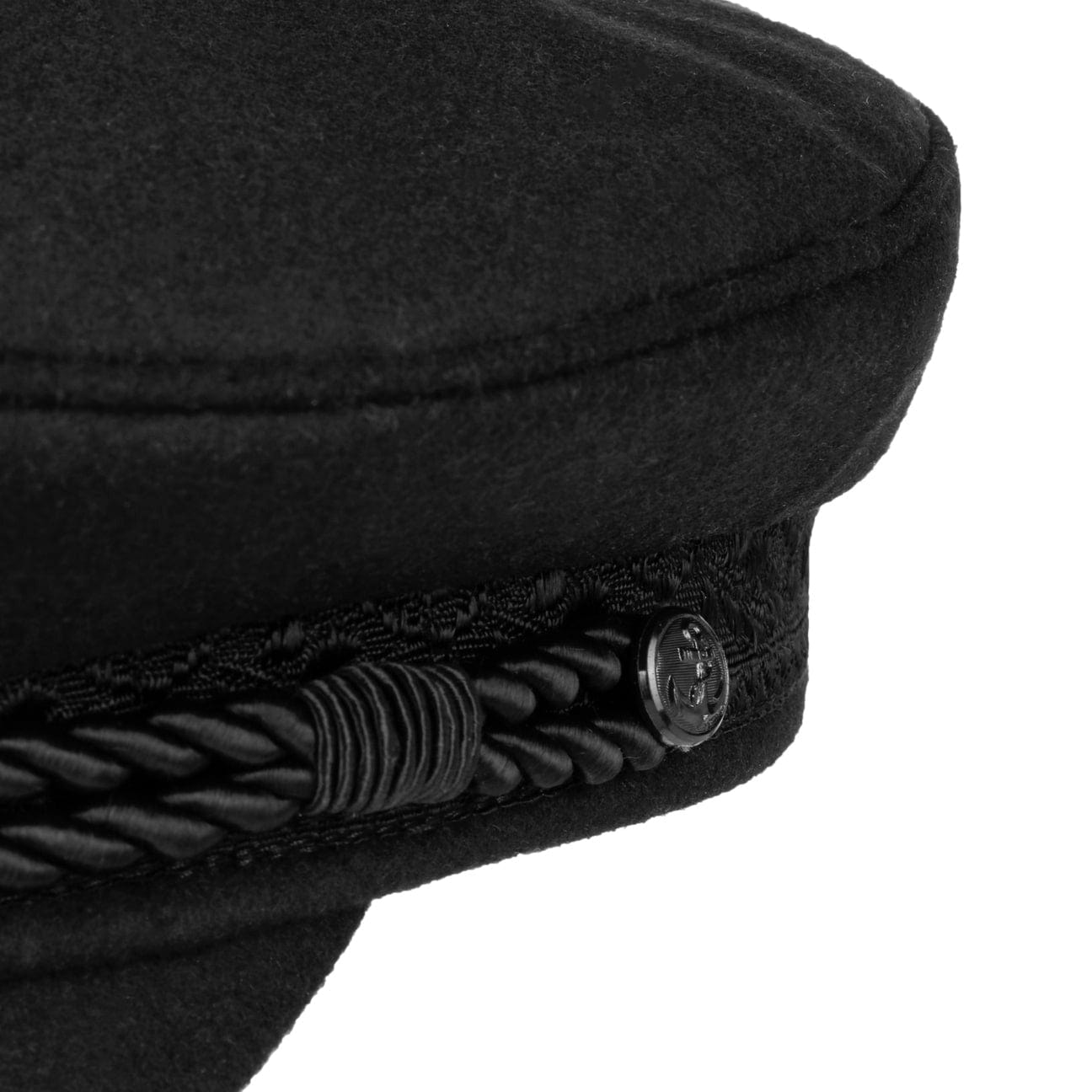 Black Elbe Sailor Cloth Hat by Hammaburg - JJ Hat Center ®