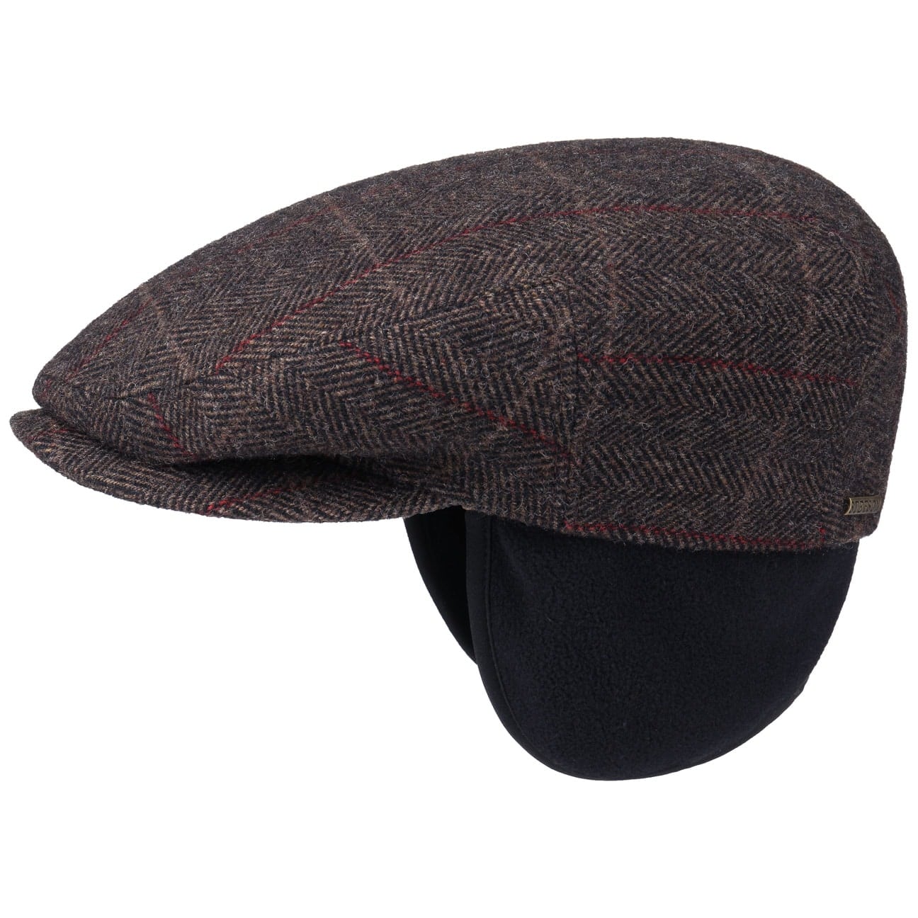 Kent Wool Ivy Plaid Cap with Earflaps - JJ Hat Center ®