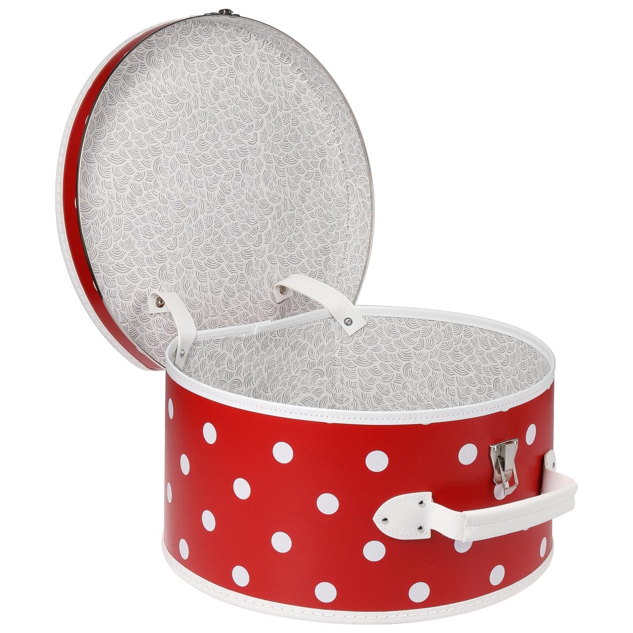 Hat Box Red with Dots - JJ Hat Center ®