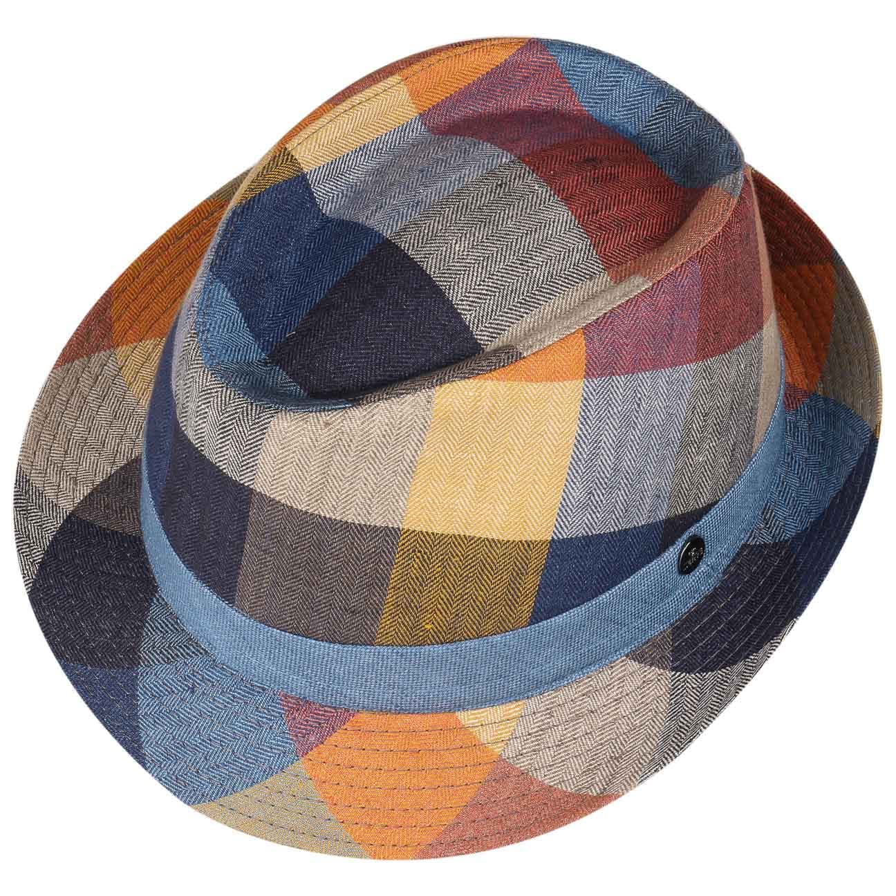 Payato Checks Trilby Linen Hat - JJ Hat Center ®