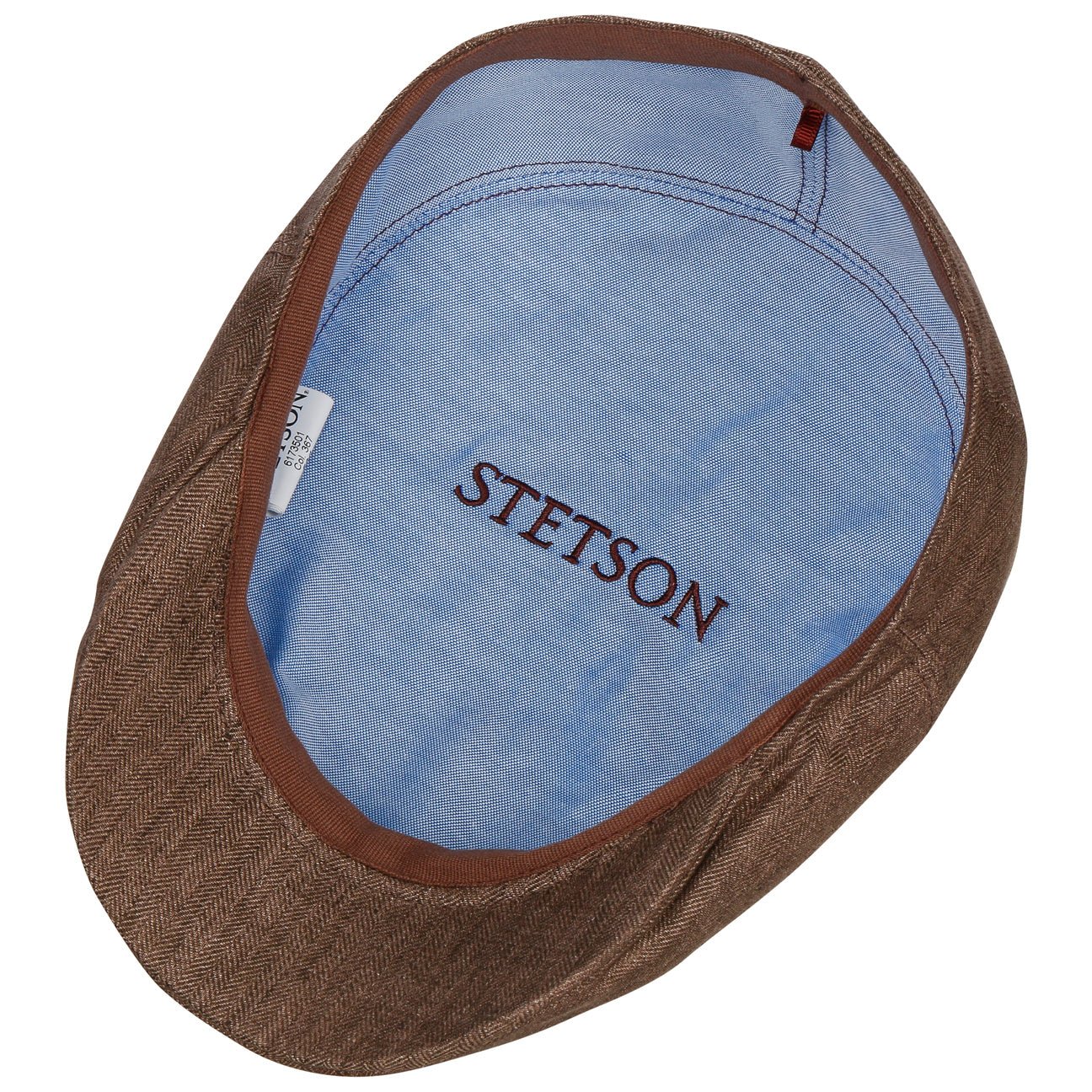 Herringbone Linen Flat Cap - JJ Hat Center ®