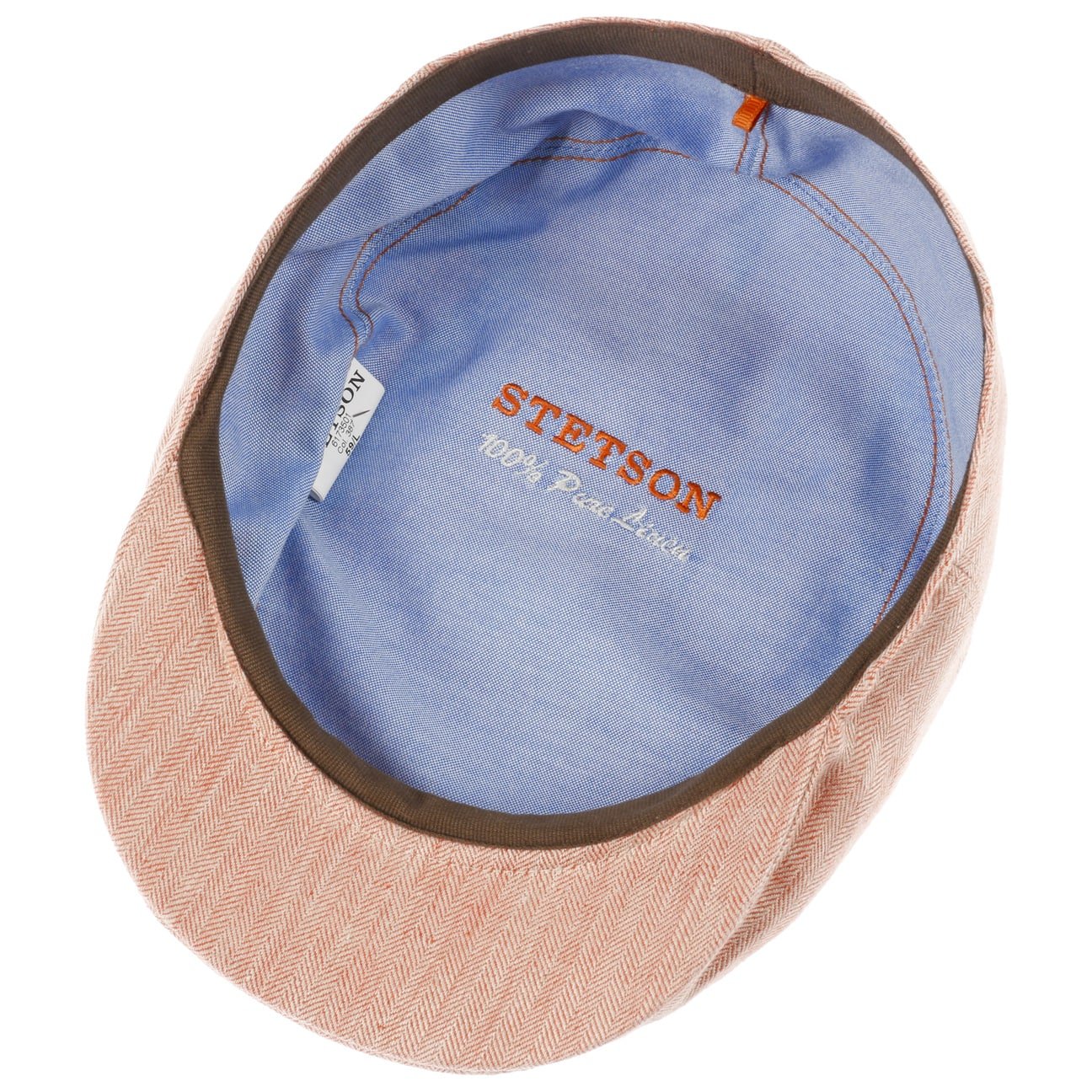Herringbone Linen Flat Cap - JJ Hat Center ®