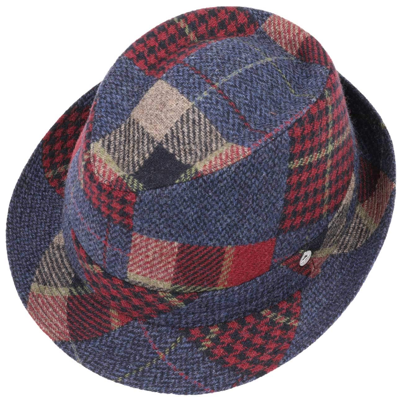 Merino Patchwork Trilby Hat - JJ Hat Center ®