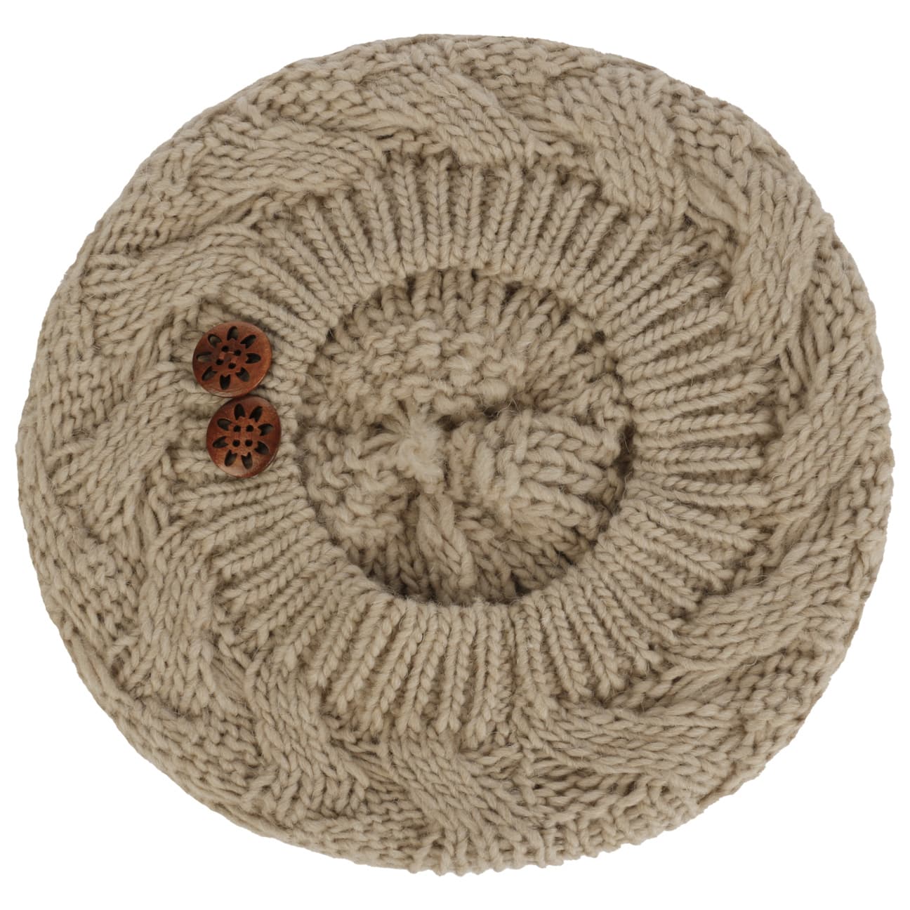 Jil Knit Beret with Buttons - JJ Hat Center ®