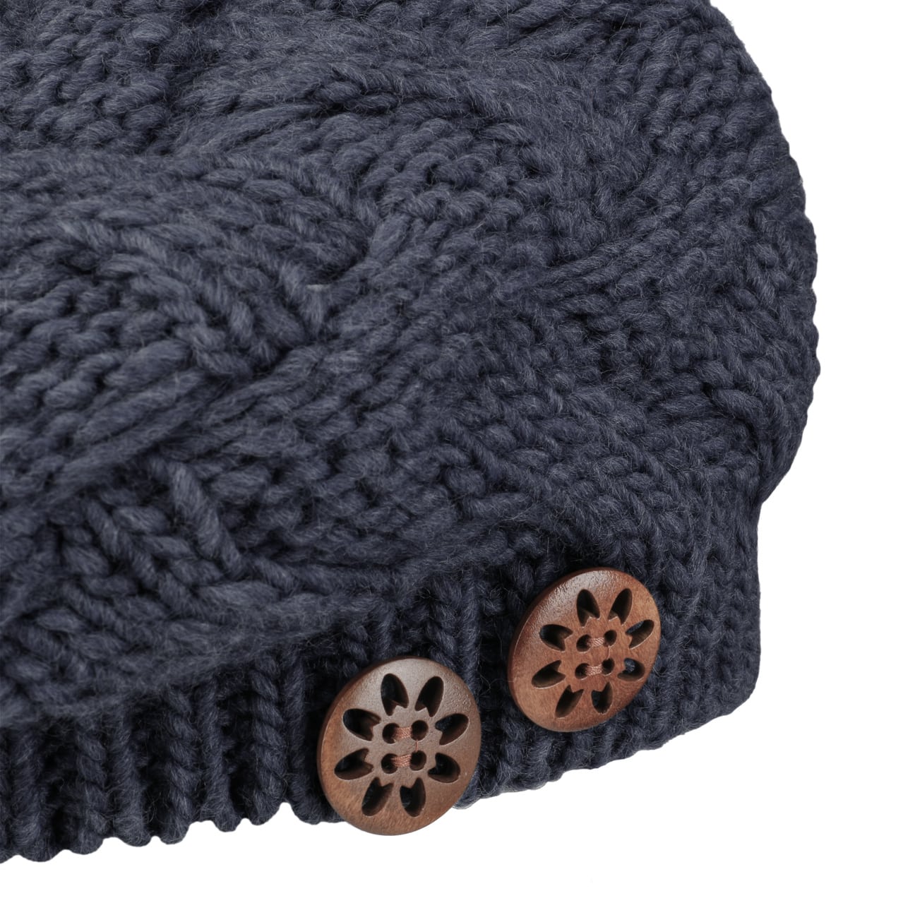 Jil Knit Beret with Buttons - JJ Hat Center ®