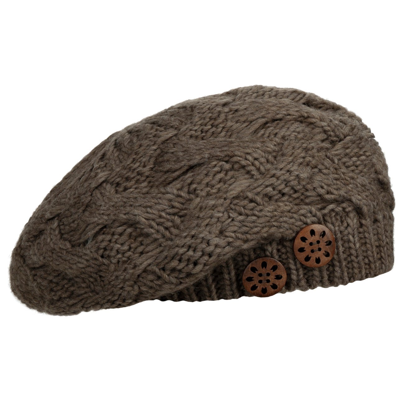 Jil Knit Beret with Buttons - JJ Hat Center ®