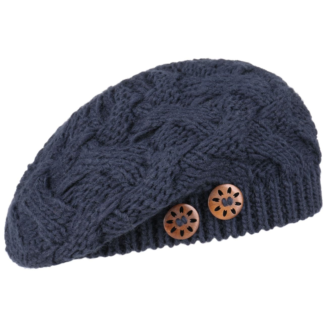 Jil Knit Beret with Buttons - JJ Hat Center ®