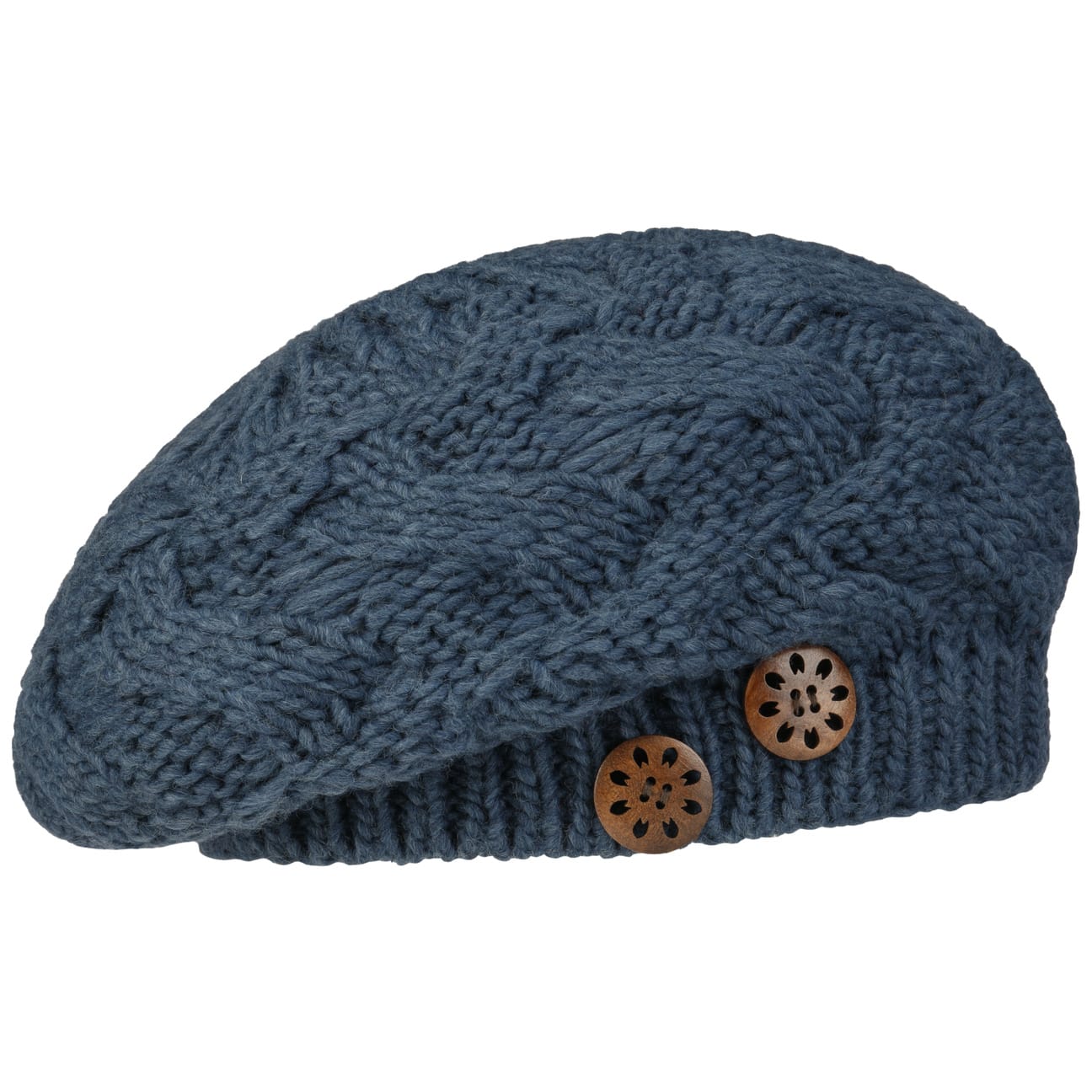 Jil Knit Beret with Buttons - JJ Hat Center ®