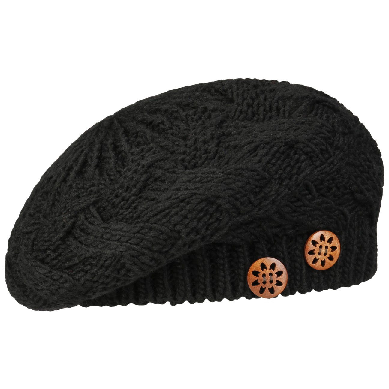 Jil Knit Beret with Buttons - JJ Hat Center ®