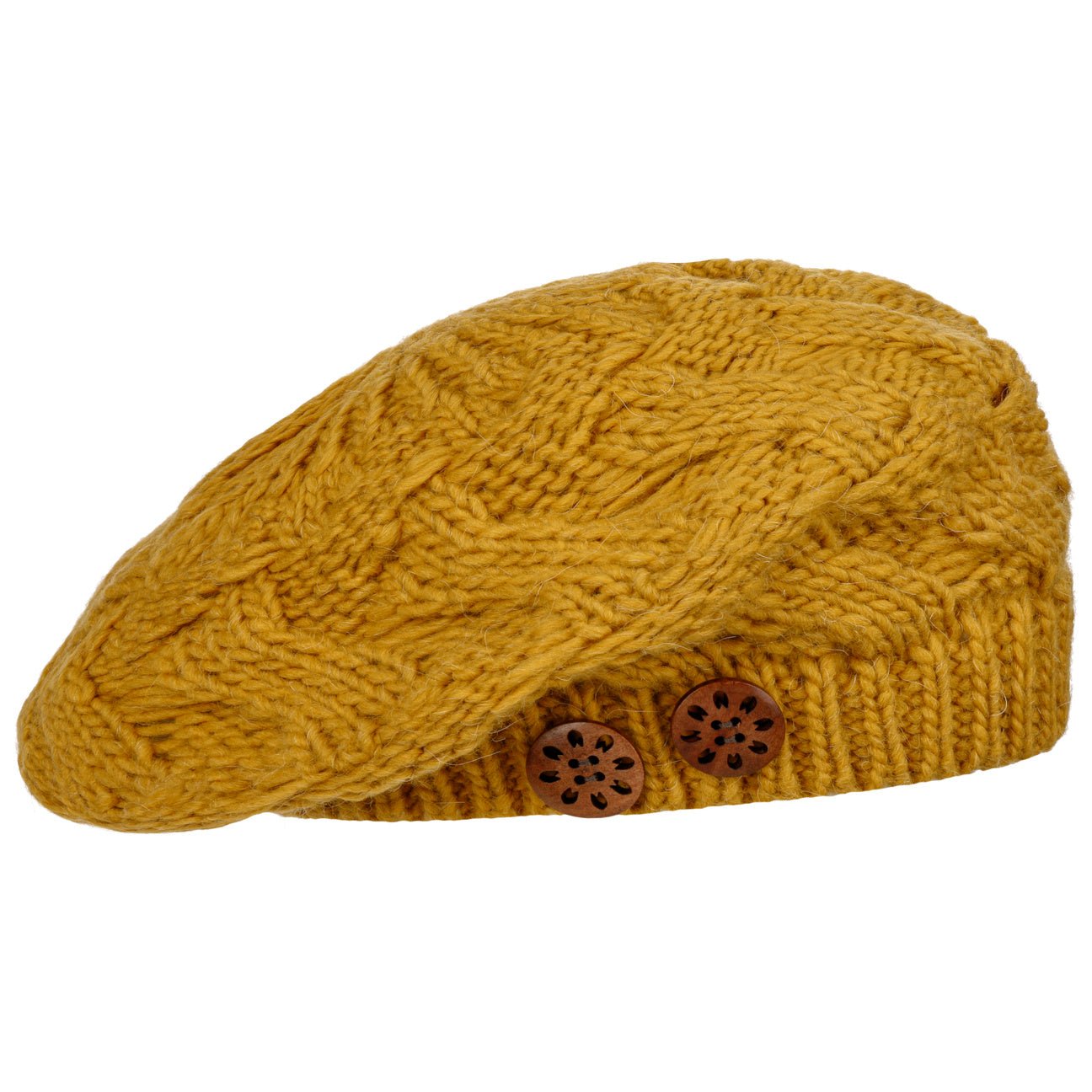 Jil Knit Beret with Buttons - JJ Hat Center ®