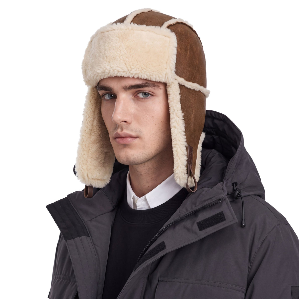 Highfly Leather Trapper Hat - JJ Hat Center ®