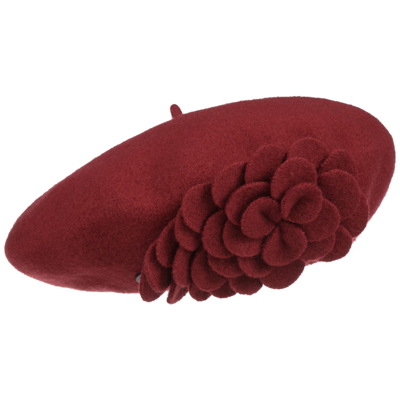 Agris Flower Wool Basque Beret - JJ Hat Center ®