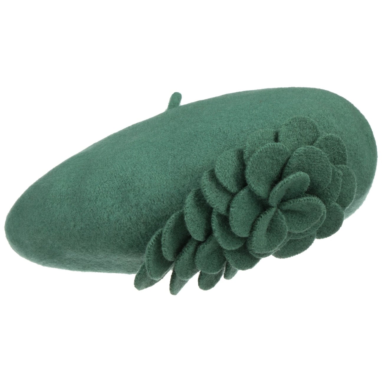 Agris Flower Wool Basque Beret - JJ Hat Center ®