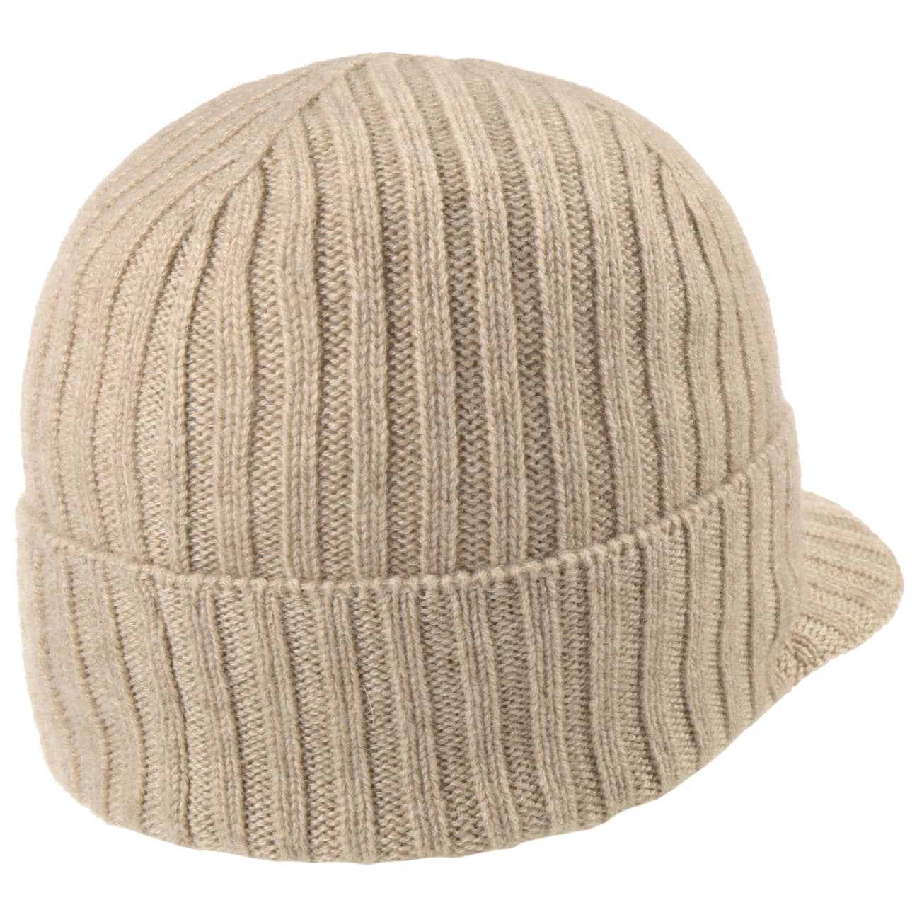 Cashmere Beanie with Peak - JJ Hat Center ®