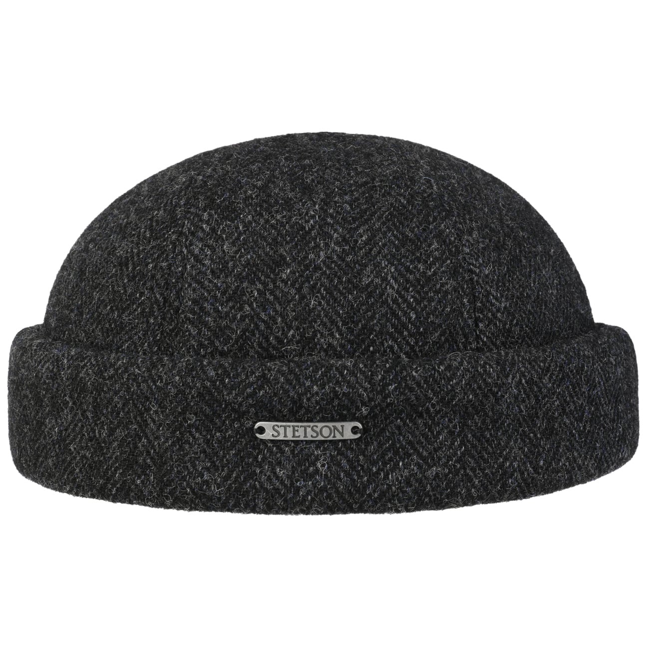 Lavoy Herringbone Wool Docker Hat - JJ Hat Center ®