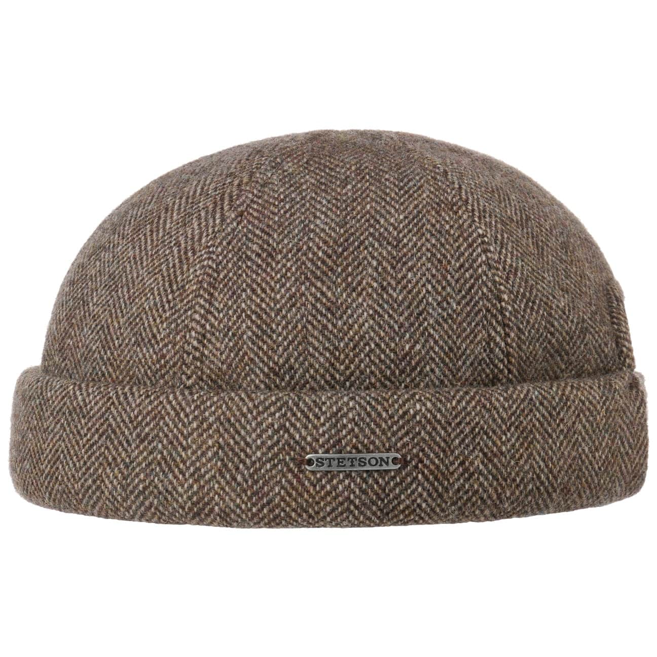 Lavoy Herringbone Wool Docker Hat - JJ Hat Center ®