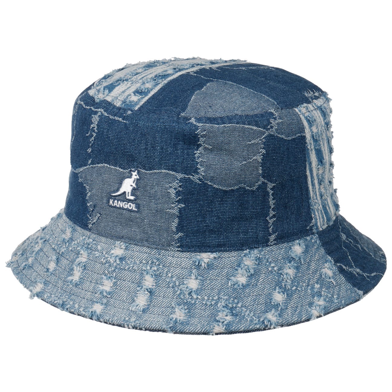 Denim Mashup Bucket Fishing Hat by Kangol - JJ Hat Center ®