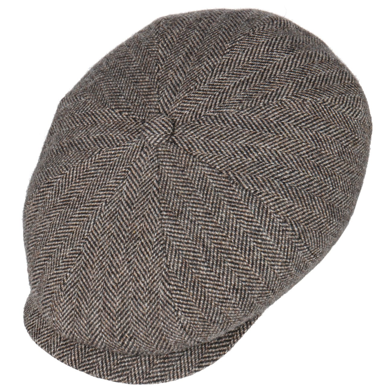 Hatteras Classic Herringbone Ear Flaps Newsboy Cap - JJ Hat Center ®