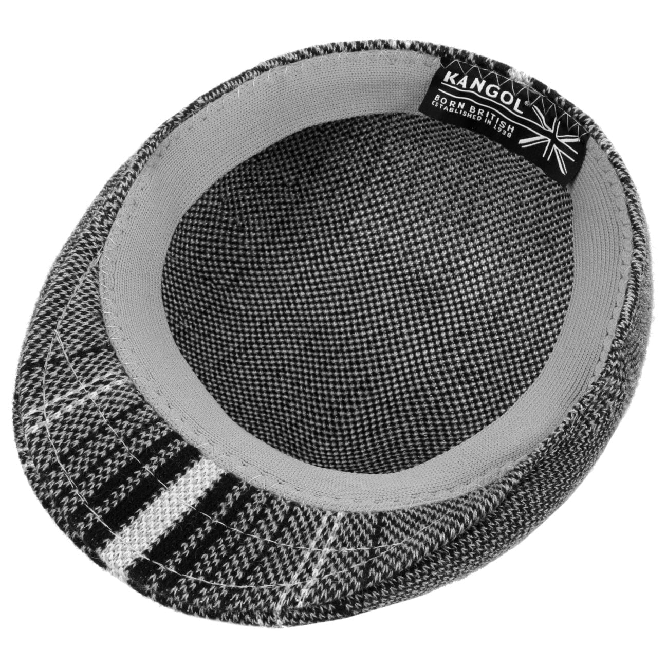 Birds Eye Stripe Flat Cap by Kangol - JJ Hat Center ®