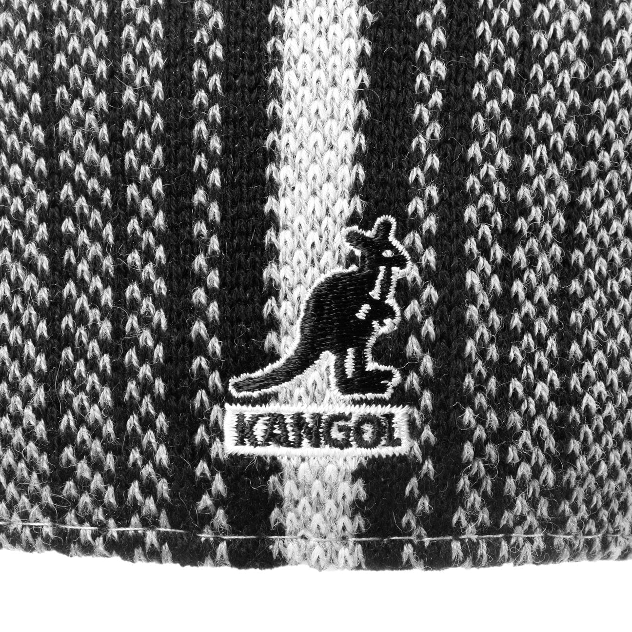 Birds Eye Stripe Flat Cap by Kangol - JJ Hat Center ®