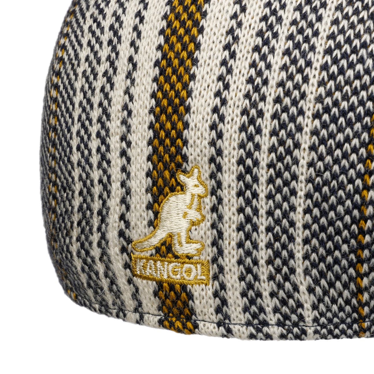 Birds Eye Stripe Flat Cap by Kangol - JJ Hat Center ®