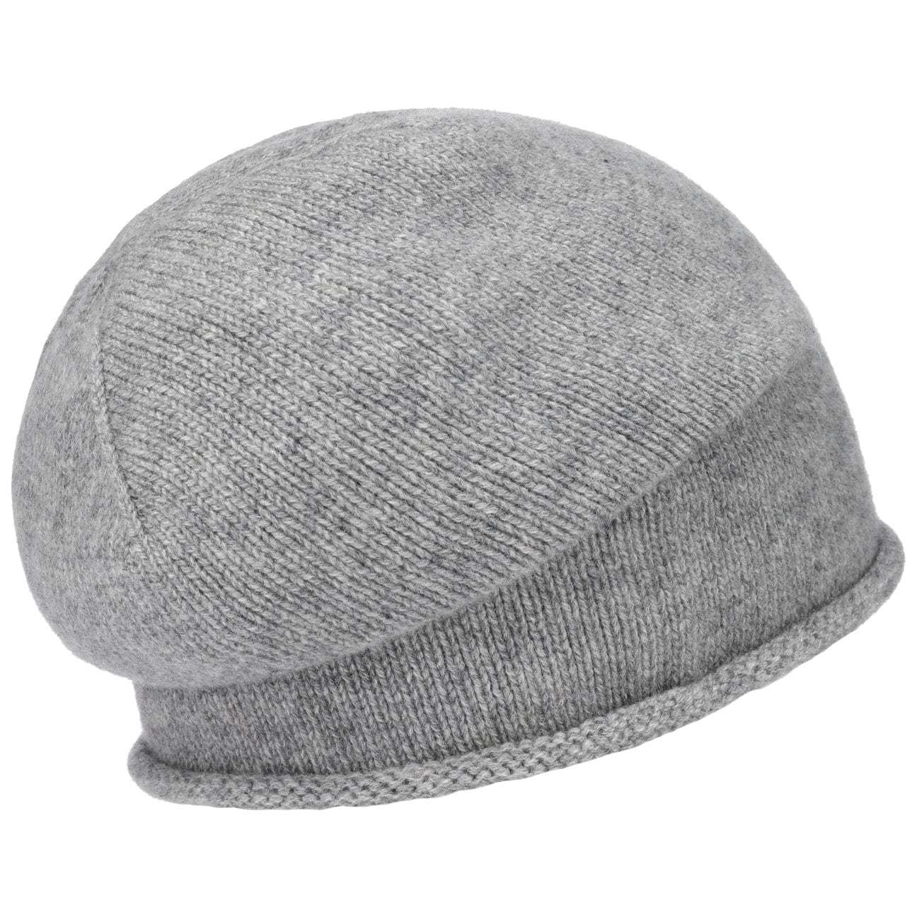 Cashmere Pull on Hat with Rolled Edge - JJ Hat Center ®