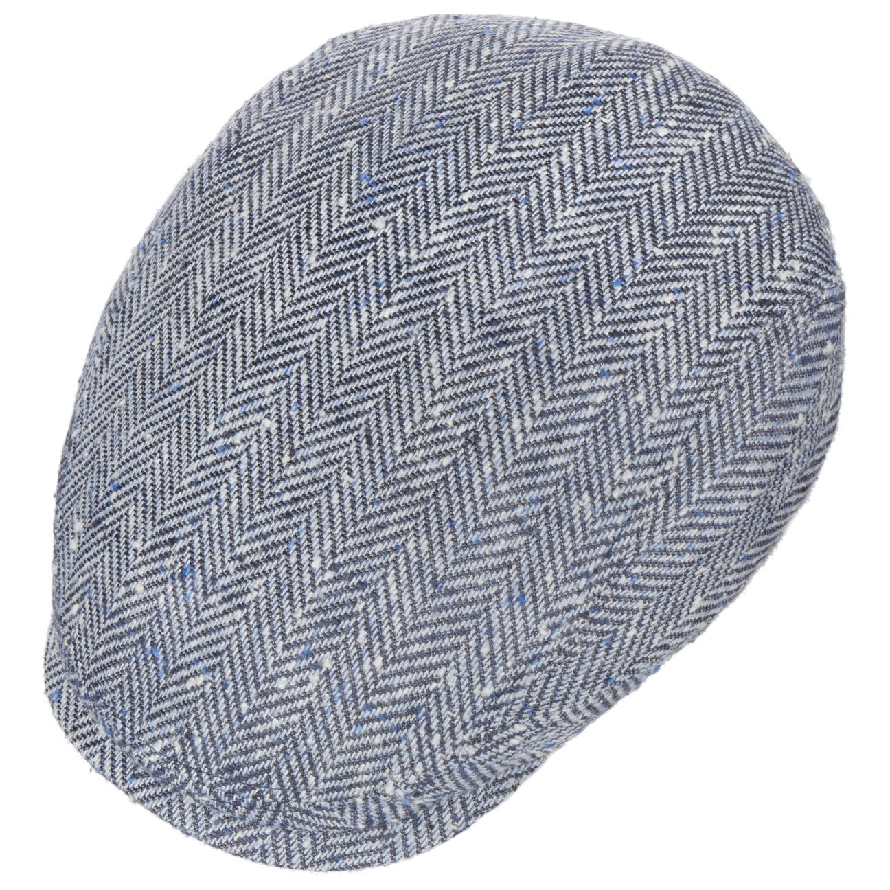 New Herringbone Silk Flat Cap - JJ Hat Center ®