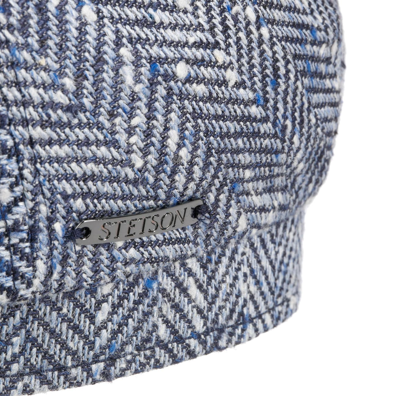 New Herringbone Silk Flat Cap - JJ Hat Center ®