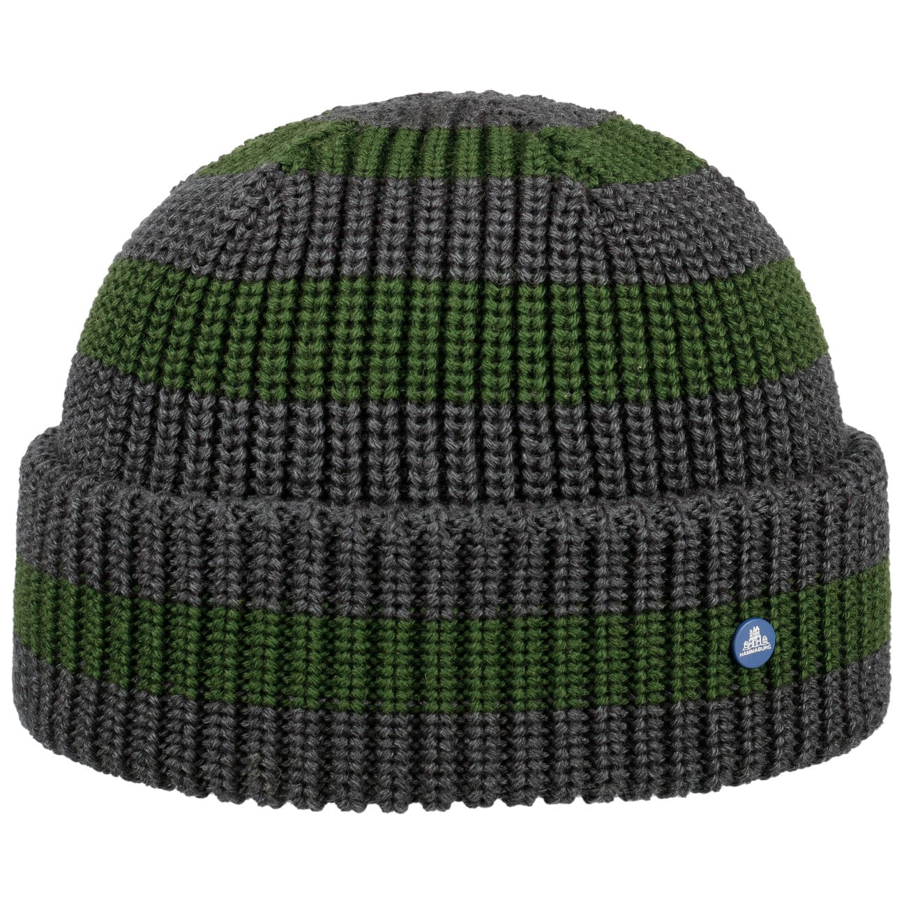 Twotone Stripes Beanie Hat by Hammaburg - JJ Hat Center ®