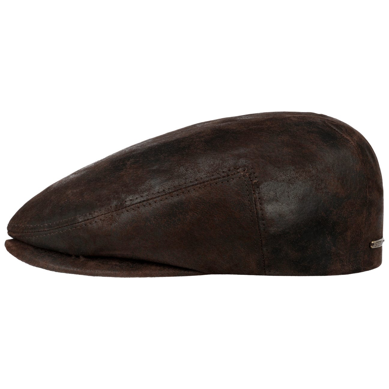 Kent Pigskin Flat Cap with Ear Flaps - JJ Hat Center ®