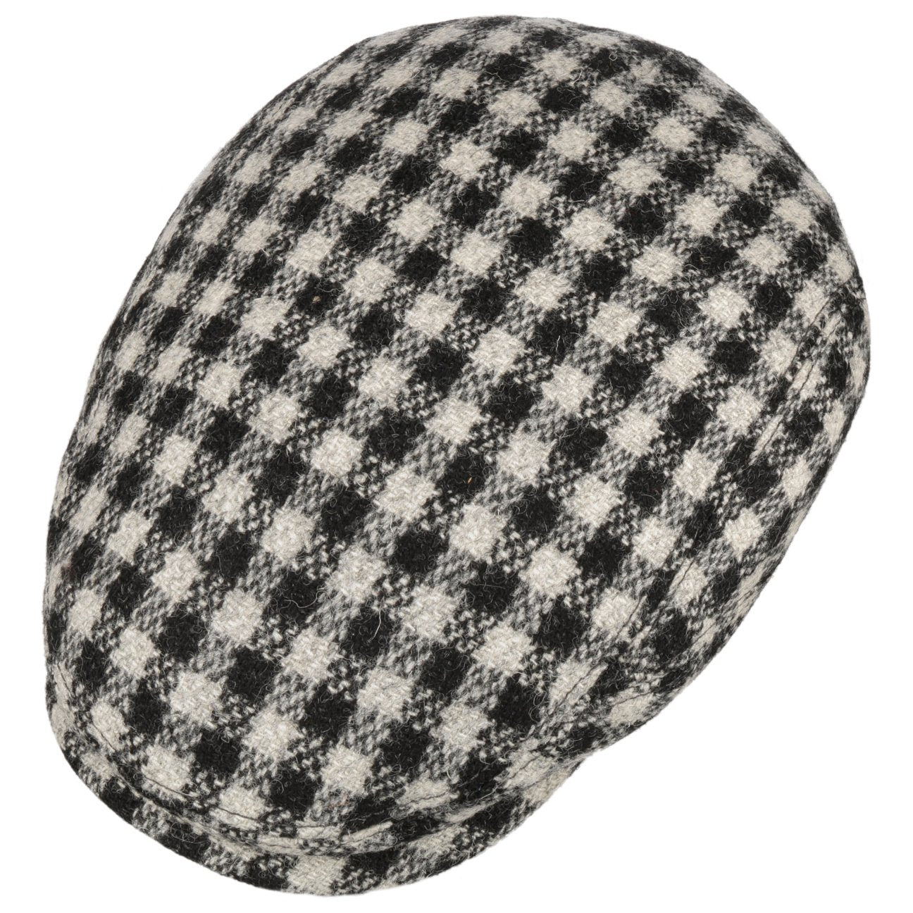 Harris Tweed Two - tone Check Flat Cap - JJ Hat Center ®