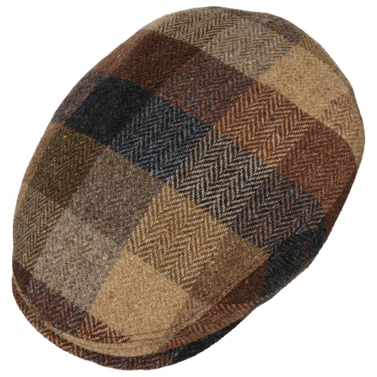 Zachery Virgin Wool Flat Cap - JJ Hat Center ®