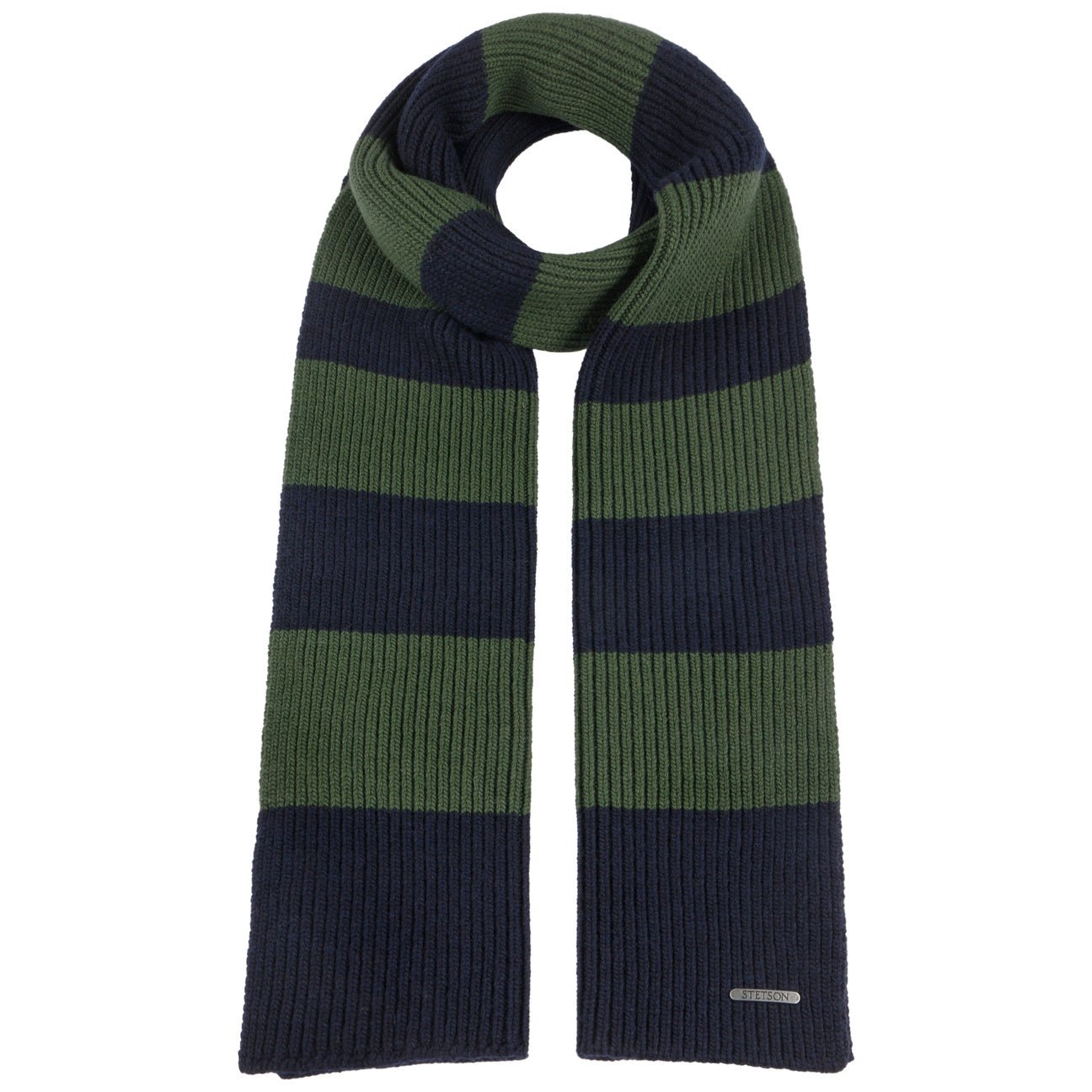 Twotone Stripes Wool Scarf - JJ Hat Center ®