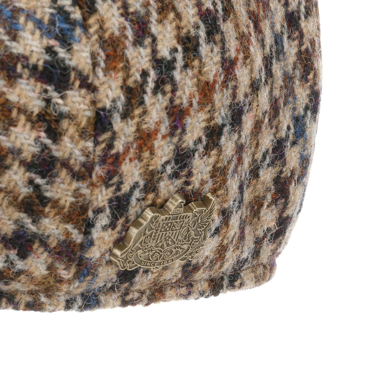 Harris Tweed Long Peak Flat Cap - JJ Hat Center ®