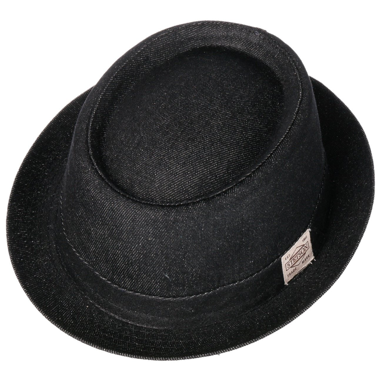 Classic Pork Pie Denim Hat - JJ Hat Center ®