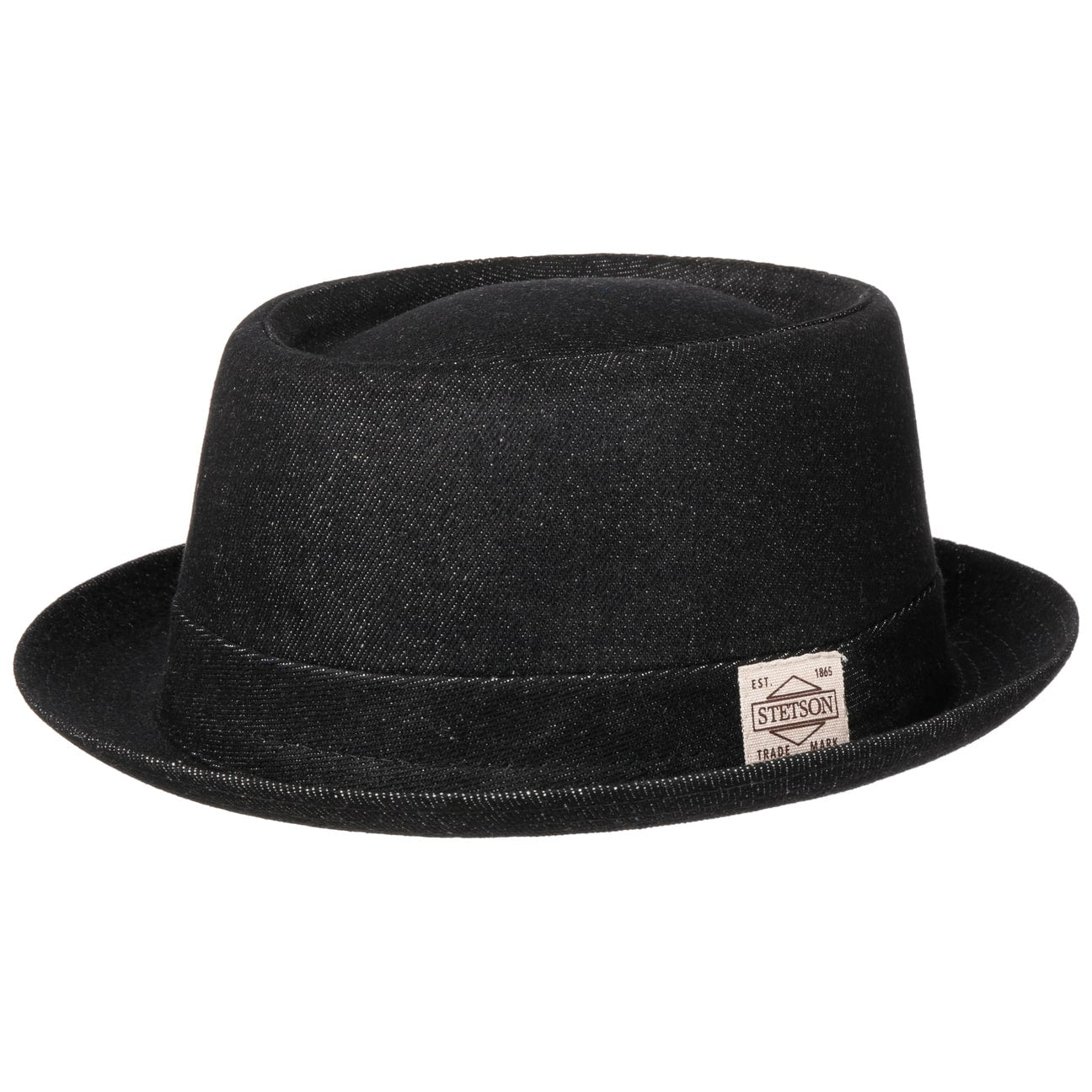 Classic Pork Pie Denim Hat - JJ Hat Center ®
