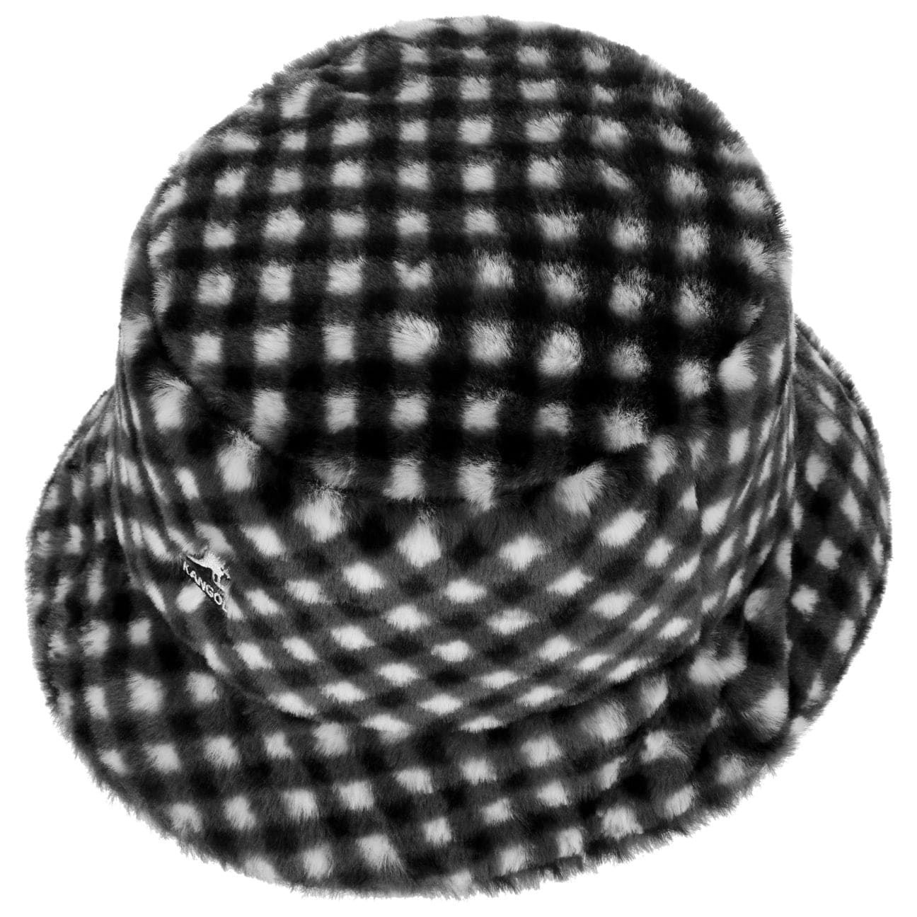Faux Fur Check Bucket Cloth Hat by Kangol - JJ Hat Center ®