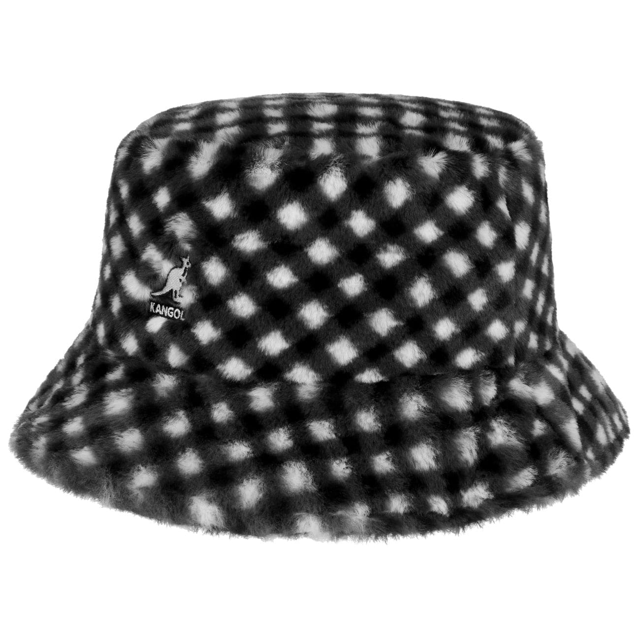 Faux Fur Check Bucket Cloth Hat by Kangol - JJ Hat Center ®