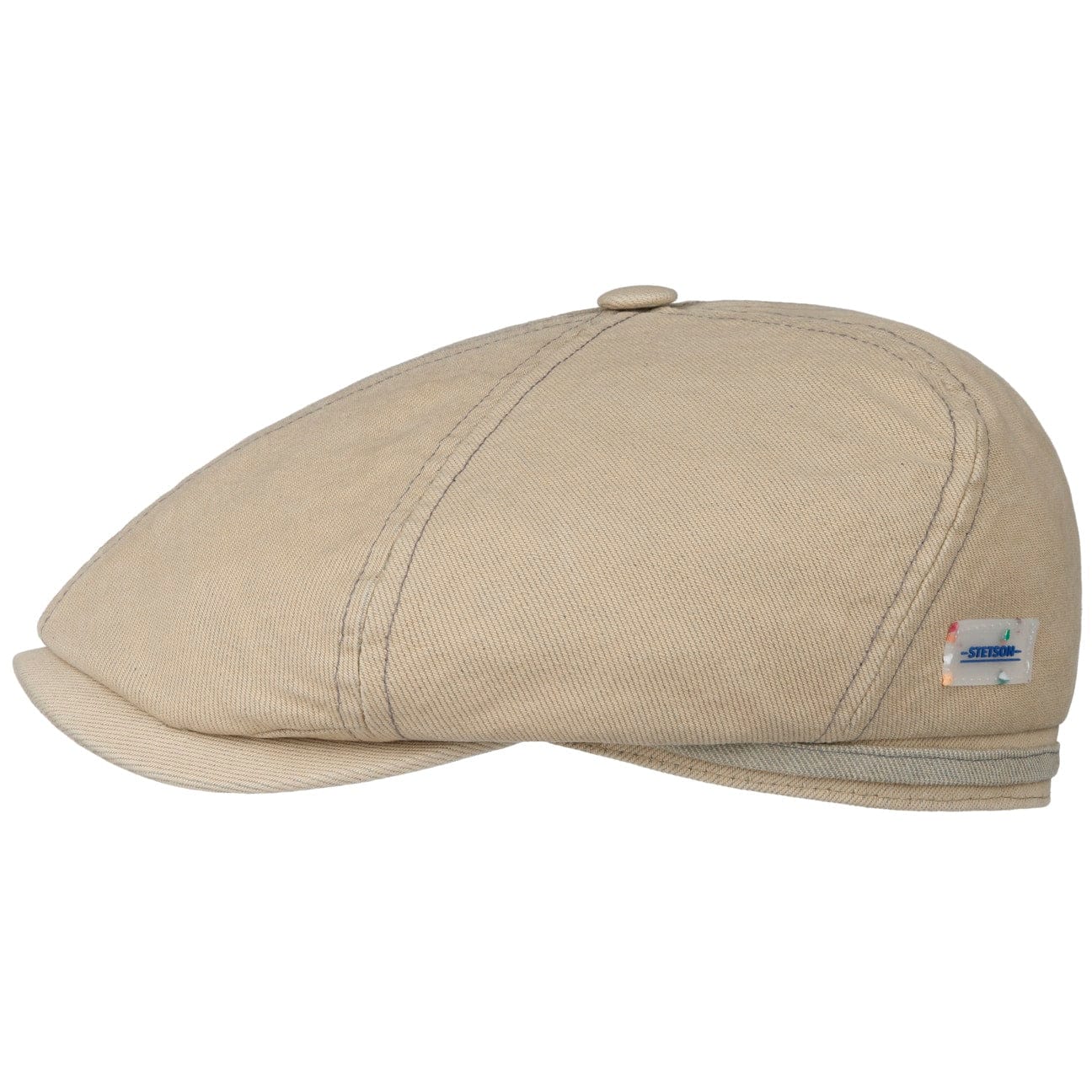 6 Panel Sustainable Cotton Flat Cap - JJ Hat Center ®