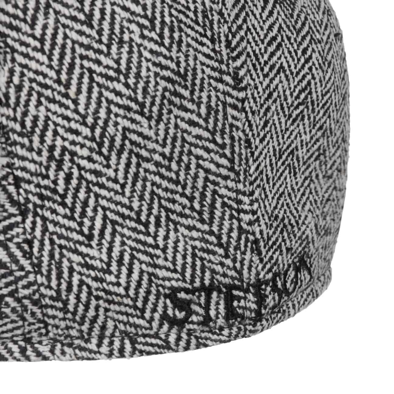 Herringbone Silk Driver Flat Cap - JJ Hat Center ®