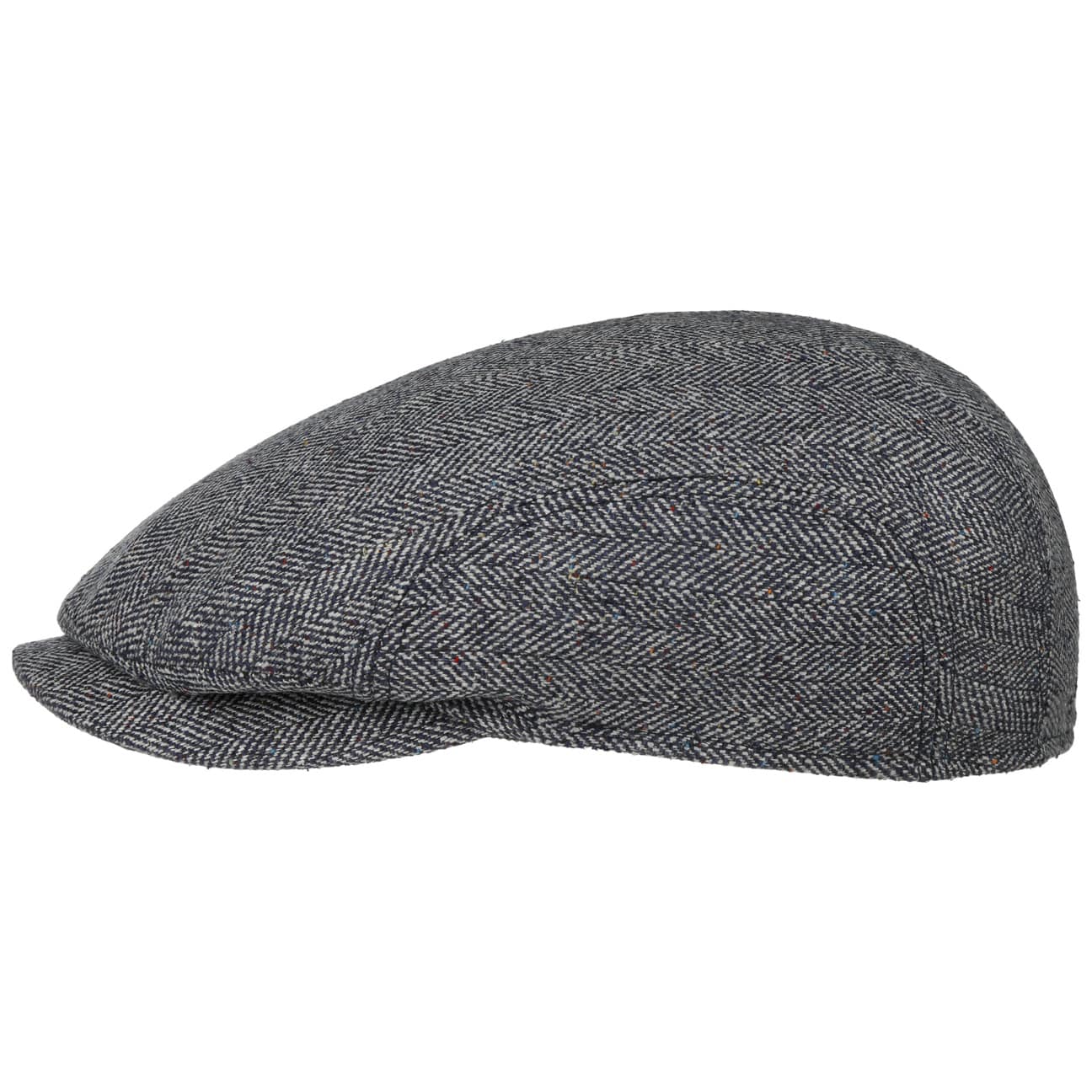 Herringbone Silk Driver Flat Cap - JJ Hat Center ®