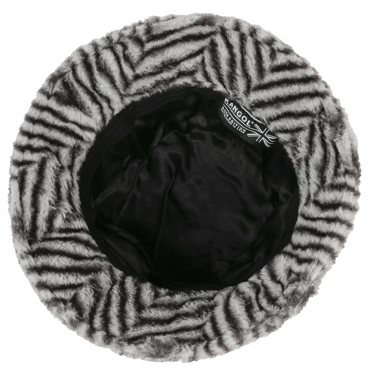 Faux Fur Herringbone Bucket Hat by Kangol - JJ Hat Center ®