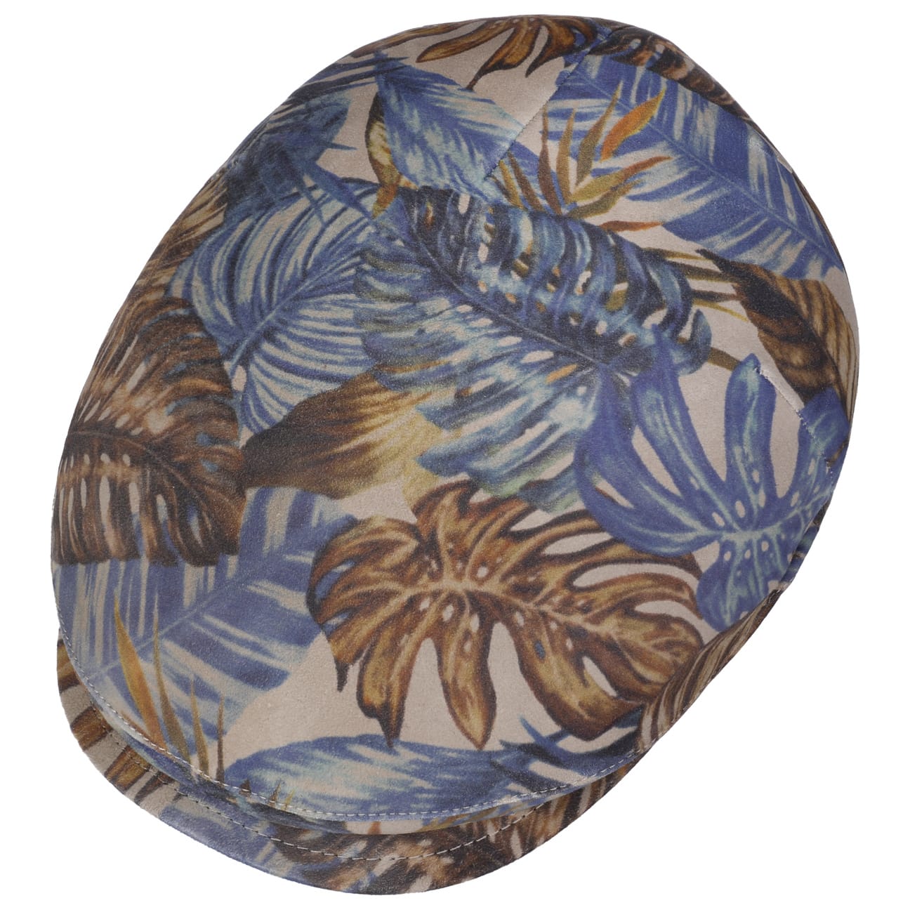 Printed Leather Flat Cap by Alfonso DEste - JJ Hat Center ®